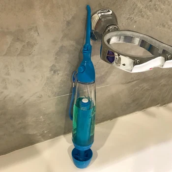 

1Pcs Pneumatic Oral Irrigator Dental Water Jet Flosser Tooth Cleaning Blue