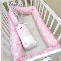 Baby Crib Bumpers Cotton Sufft Newborn Unicorn Doll Pillow Infant Crib Pad Bumpers Bedding Infant Room Decor Baby Things 2M/3M