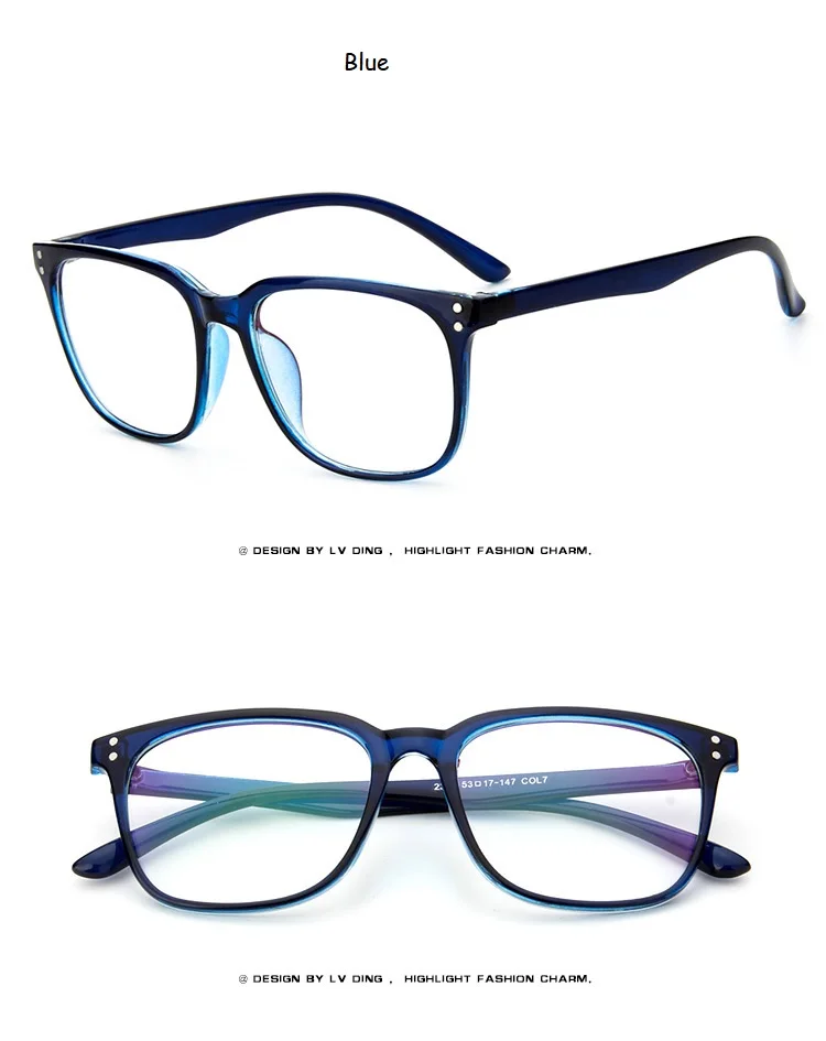 Очки для мужчин и женщин квадратная брендовая дизайнерская оправа для очков ретро оптическая компьютерная женская прозрачная оправа для очков Oculos