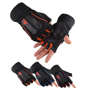 

Fitness Sports Gym Gloves Weightlifting Gloves Dumbbell Half Finger Breathable Weight lifting Gym Gloves Size M/L/XL