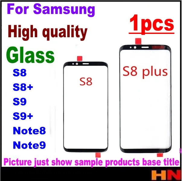 

1pcs original Front Outer Glass Lens Cover for Samsung S6 S7 edge S8 S9 S10 Plus note 8 9 10 Plate Screen Cover Replacement