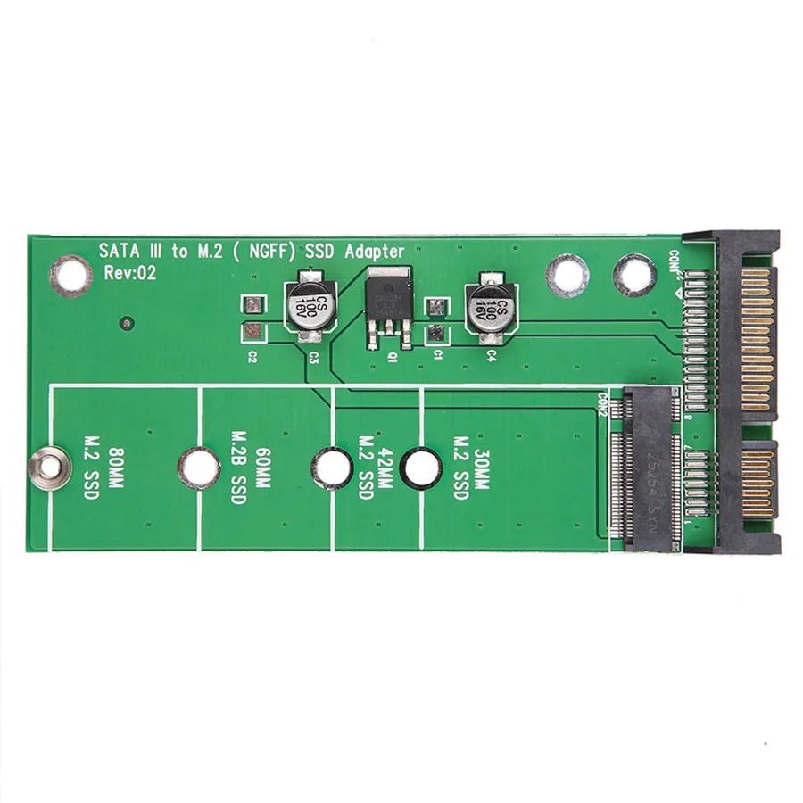 M.2 до 22-Pin SATA 3,0 адаптер карты NGFF SSD конвертер Поддержка ключ B/ключ B+ M SATA на основе твердотельный накопитель 2230 2242 2260 2280