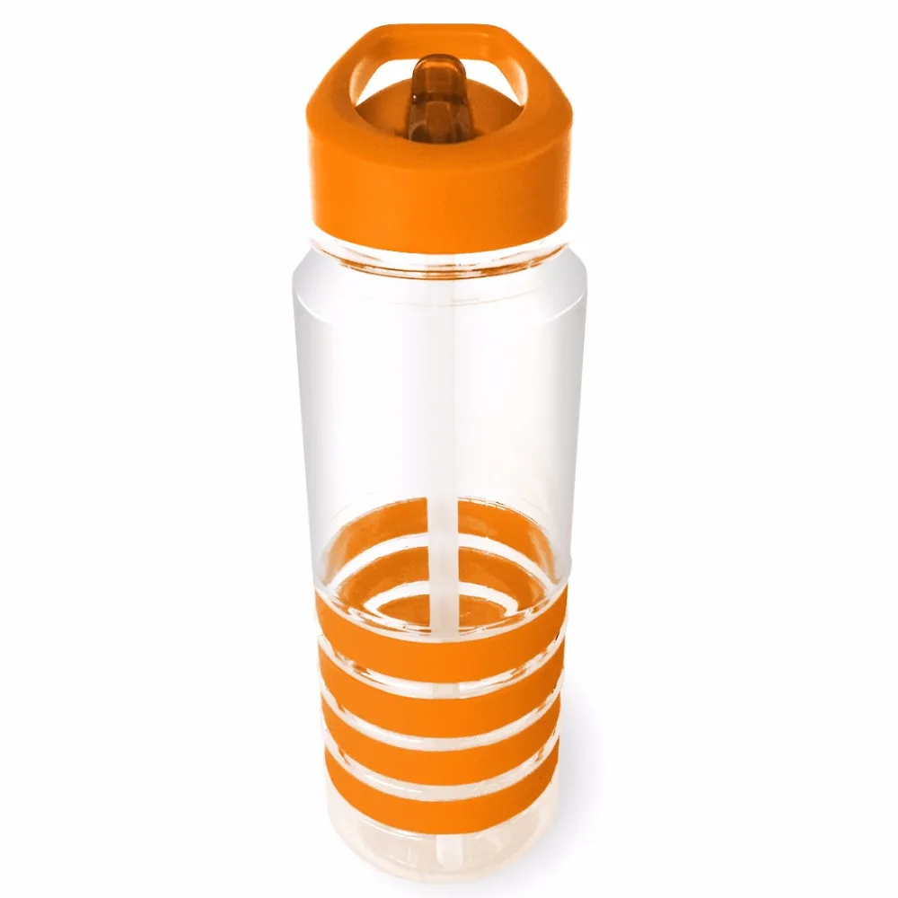 650ml Flip Straw Leakproof BPA Free Tritan Sport Drinking Bottle Botellas Fitness Outdoor