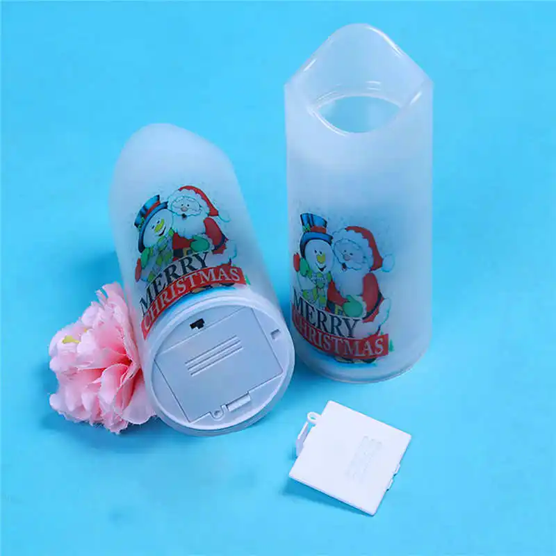 Popular LED Christmas Old man Snowflakes Socks Creative Candle Projection Lamp powerful Christmas must-have items #3o8 (8)