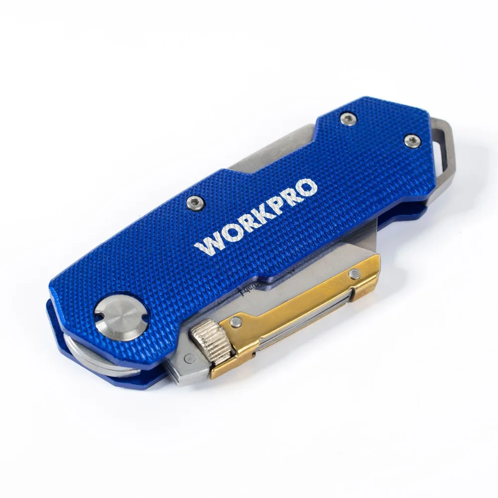 WORKPRO Utility Knife Pipe Cutter Knife Aluminum handle Folding Knives
