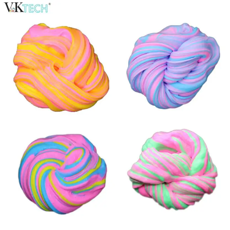 

60ml Fluffy Floam Slime Putty Scented Magic Anti Stress Relief Toy Slime Sludge Cotton Mud Modeling Clay Novelty Creative Toy