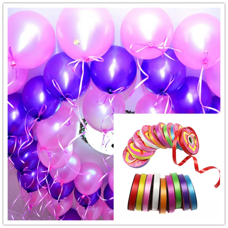 Balloon Ribbon For Wedding Party Christmasbirthday Balloon Decoration