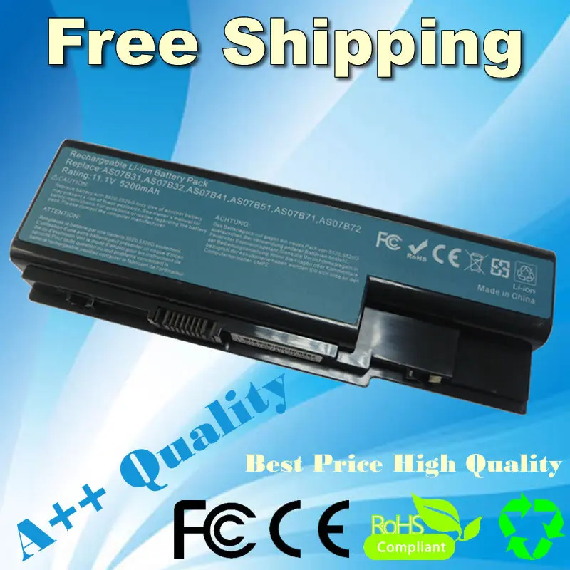 Аккумулятор Для ноутбука eMachines E510 E520 G420 G520 G620 G720 Шлюз MD7801u AS07B31 AS07B41 AS07B51 AS07B61 AS07B71 |