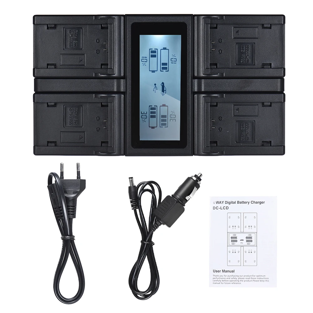 Andoer NP-FZ100 Camera Battery Charger for Sony Dual Channel LCD Camera  Battery Charger for Sony A7III A9 A7RIII A7SIII - AliExpress