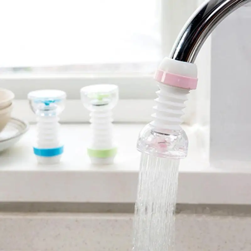 360 градусов Поворотный водопроводный кран аэратор Bubbler поворотная головка