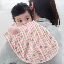 Детские нагрудники муслин марлей 6-слойное бальное платье шарф Infantil бандана новорожденных прокладочная салфетка корма для детей ясельного возраста, детский Bebes кукла трансфер до Acessórios