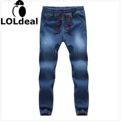 

Loldeal Summer haroun pants pants hanging beam feet crotch trousers cultivate one's morality jeans nine minutes of pants