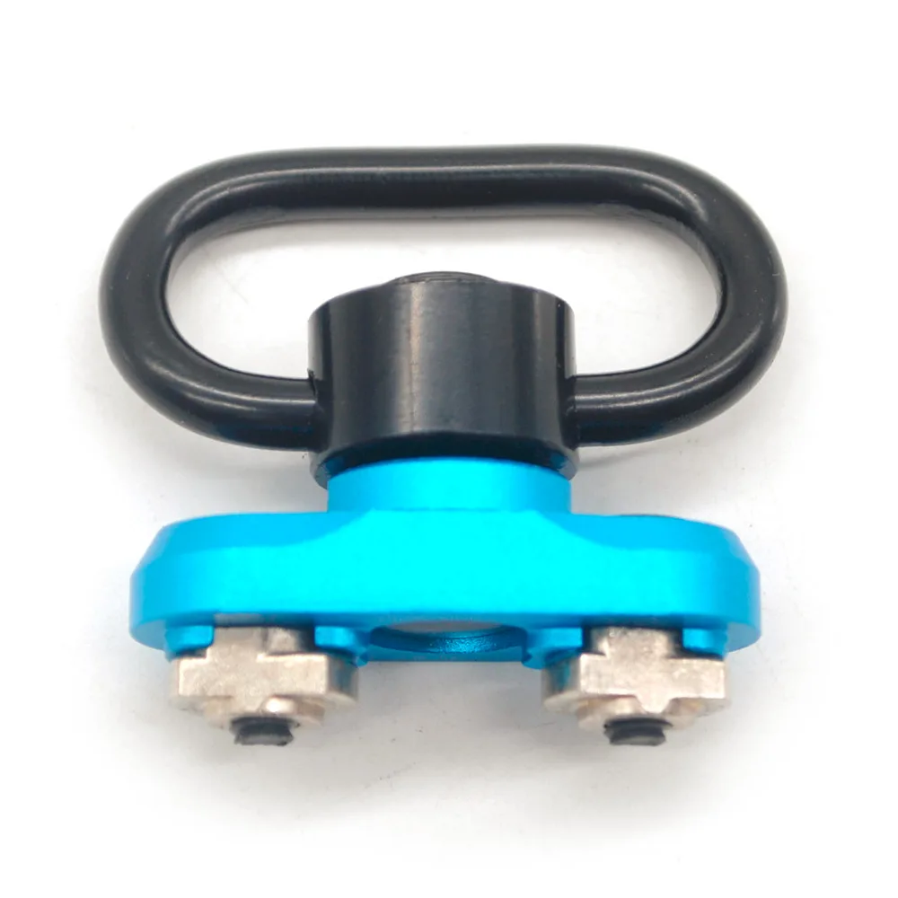 Blue Color Quick Release Sling Swivels Kit With M lok Sling Mount