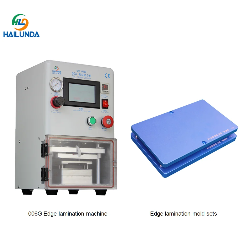 

Edge Curved Screen OCA Vacuum Laminating Machine with Mold Set for Samsung iPhone LCD OLED Repair Laminator Machine