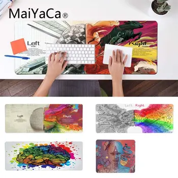 

MaiYaCa Simple Design brain hemispheres Laptop Gaming Mice Mousepad Large Lockedge Mouse pad PC Computer mat