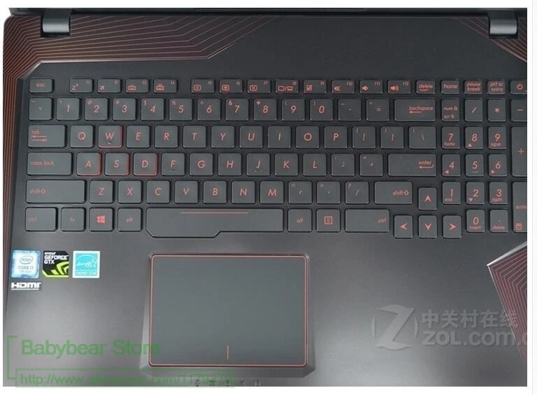 17,3 15,6 дюймов Тетрадь Клавиатура Защитная крышка для Asus Rog Strix FX53VD ZX53VE ZX73VD GL753VM GL553 FX73VD GL753VD ZX553VD