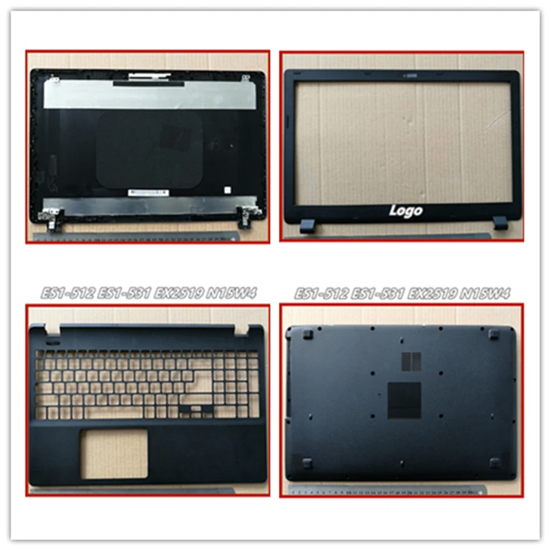 

Laptop Palmrest Upper Lower Case For Acer Aspire ES1-512 ES1-531 EX2519 N15W4 Bottom Base Cover