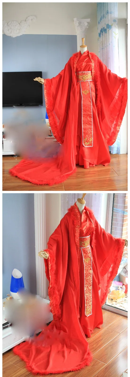 2 вида конструкций Хуа ицзянь Красный мужской костюм ханьфу жених свадьба ханьфу Cos Хуа Чэн Вэй Wuxian Xie Lian для аниме основатель диаболизма