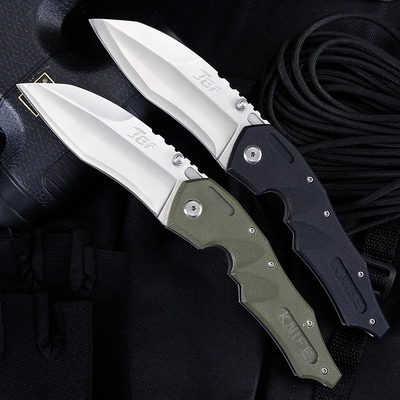 Складной нож G10 Ручка 56HRC шарикоподшипник для охоты на открытом воздухе коллекция
