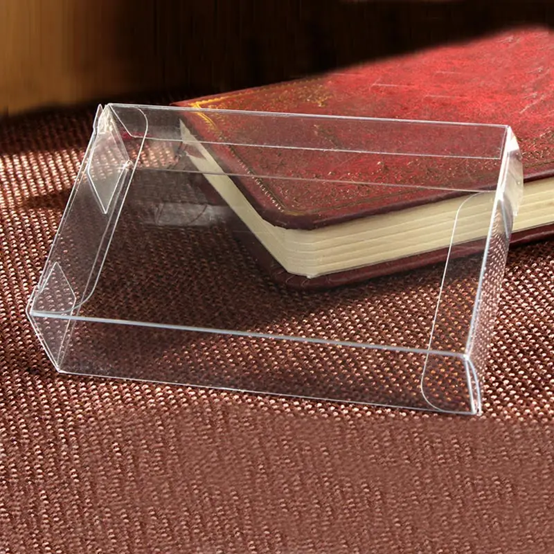 

200pcs 2x8x10 Jewelry Gift Box Clear Boxes Plastic Box Transparent Storage Pvc Box Package Display Pvc Boxen For Wed/christmas