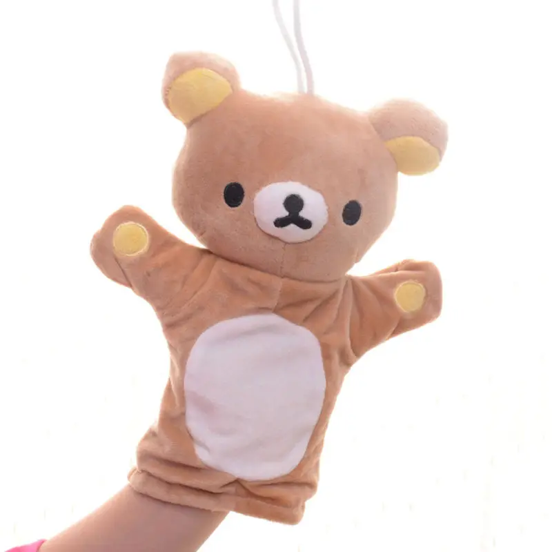 Adorable Soft Yellow Relax Bear Plush Developmental Hand Puppet 10