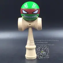 20 штук кендама полиуретановый краска мяч ниндзя Kendama, Профессиональная деревянная игрушка