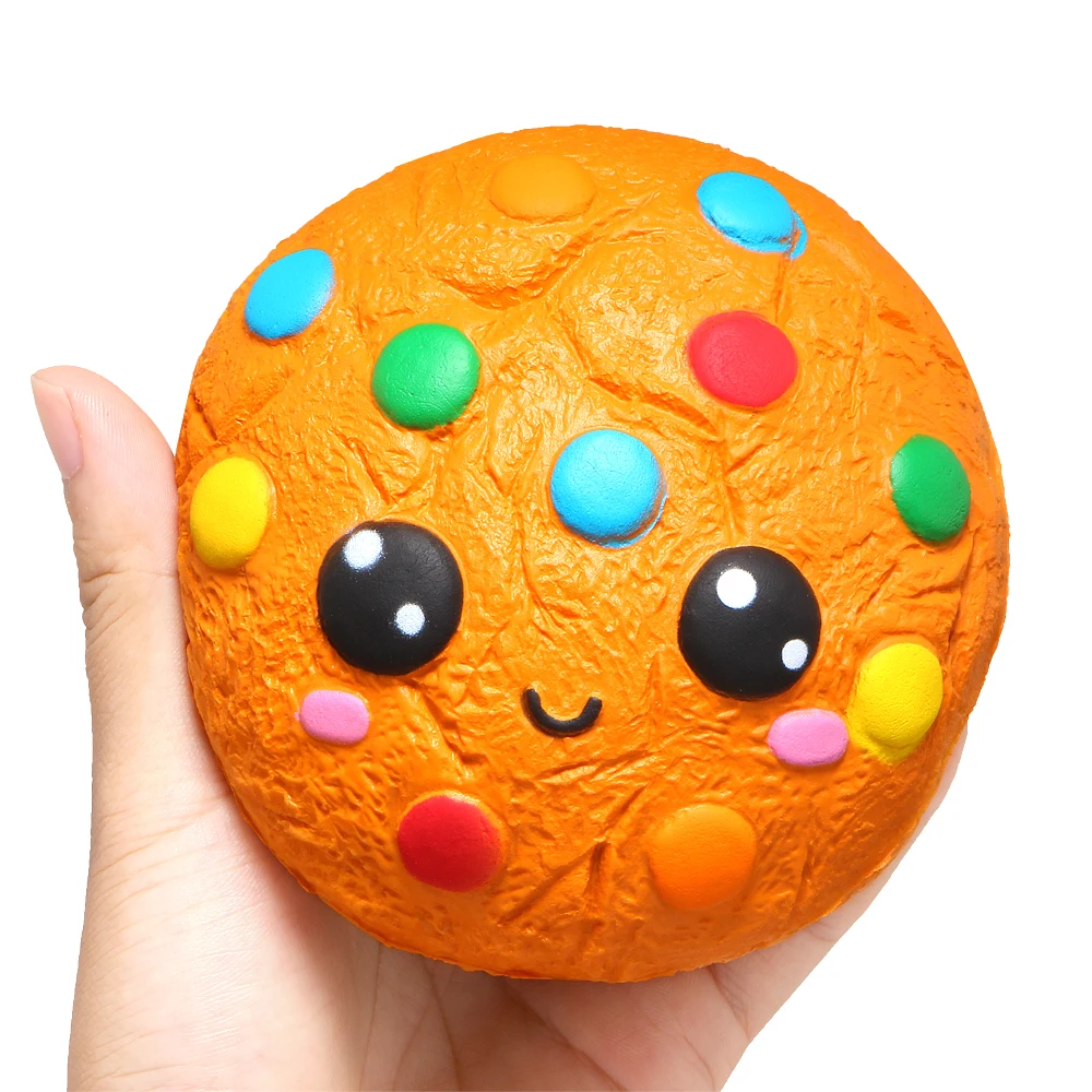 Jumbo Squishy Chocolate Cookie Squishies Cream Scented Slow Rising Stress Relief Toy