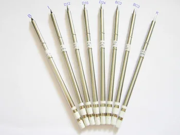 

HAKKO Tip T12-B,I,D12,D16,D24,BC1,BC2,BC3,K, T15 Soldering Tip (solder iron bit ) for HAKKO FX-951 FX-9501,Choose 6 pieces / Lot