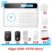 Big sale Wireless Etiger S4 GSM Alarm system Smart Home Security alarm system with Solar power