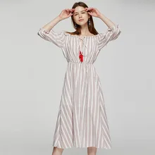 MUXU bohemian dress striped sukienka patchwork vestidos kleider fashion clothes streetwear vetements vestiti boho long dress kleider machen leute