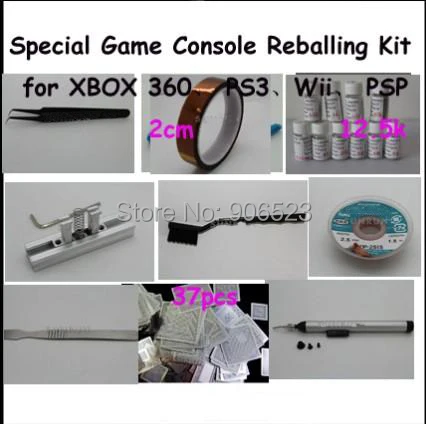 Free Shipping 9 in 1 BGA Reballing Kit Special Game Console for XBOX 360 PS3 Wii PSP | Инструменты