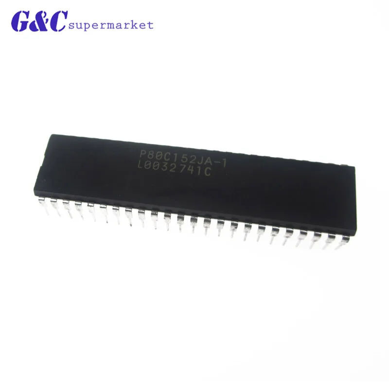 1/5PCS P80C152JA-1 P80C152 80C152JA DIP40 IC GOOD QUALITY