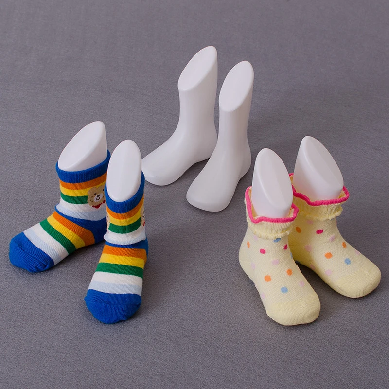 

Display Foot model for Shoes Sandal Socks Tool White Skin Mannequin Plastic Child Kids Baby PE New Hot