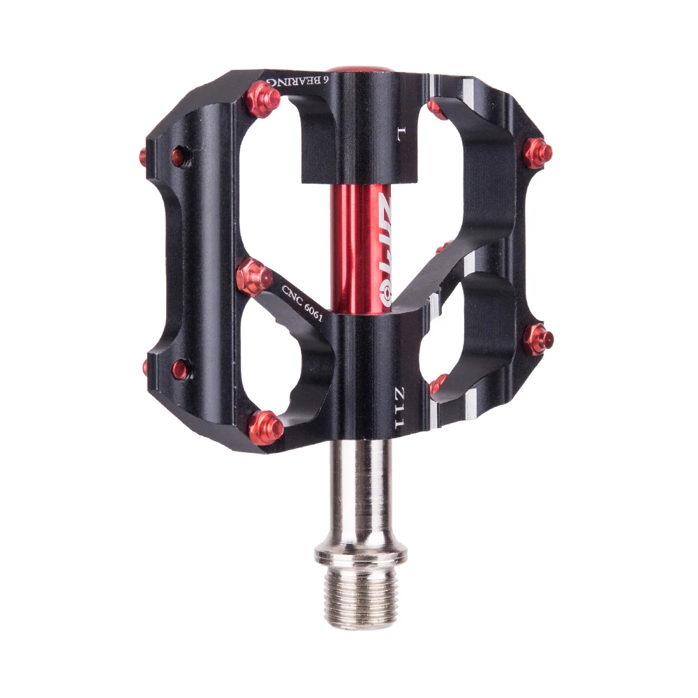 

MTB Road Bike Ultralight Bicycle Pedal Mountain Road CNC Bike Part Cycling AL Alloy Hollow 6 Bearings Anti-slip Pedals