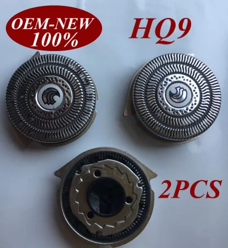 2 шт. сменные головки для электробритвы Philips HQ9170 HQ9020 HQ9070 HQ9080 HQ9090 HQ9161 HQ9190 HQ9199