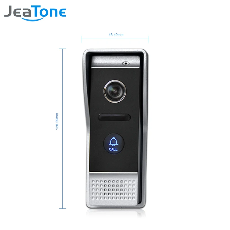 JeaTone 4-Wired Video Door Phone 1200TVL Door Bell Waterproof Wide view angle lens
