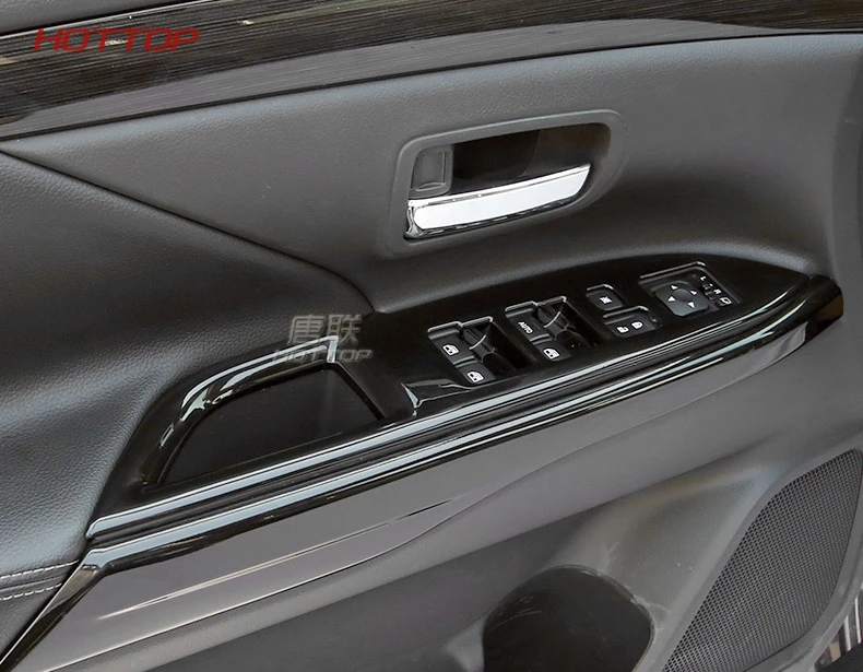 Черная дверь, подлокотник, окно, кнопка включения, крышка панели, накладка, наклейка для Mitsubishi Outlander