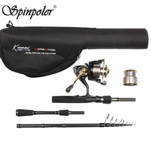 Путешествия рыбалка мини теле спиннинг 2,4 м телескопическая удочка 3 шт удилище С. В. 24g 50g путешествия для серфинга Удочка с жестким каркасом