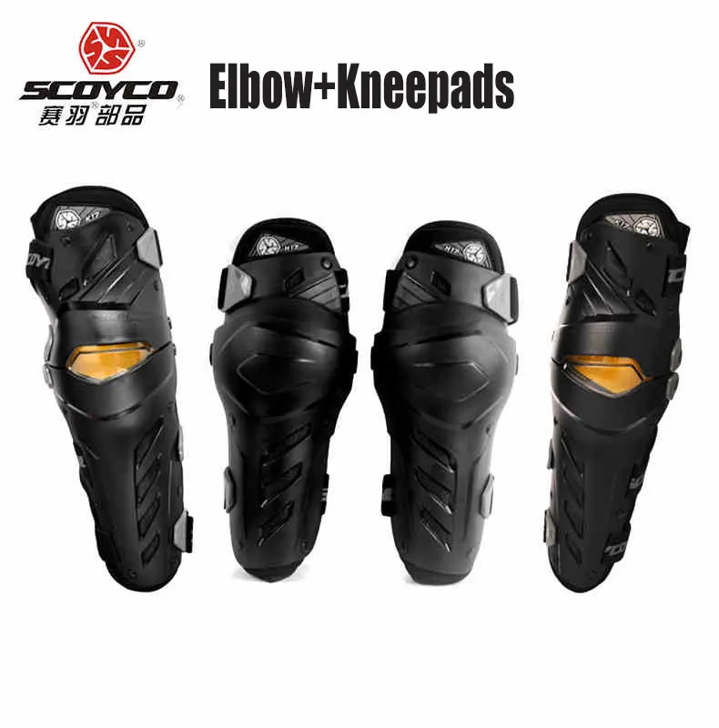 

Motocross Kneepads SCOYCO Motorcycle Knee Protector And Elbow Protector Outdoor Sports Motorcycle Equipment k17h17