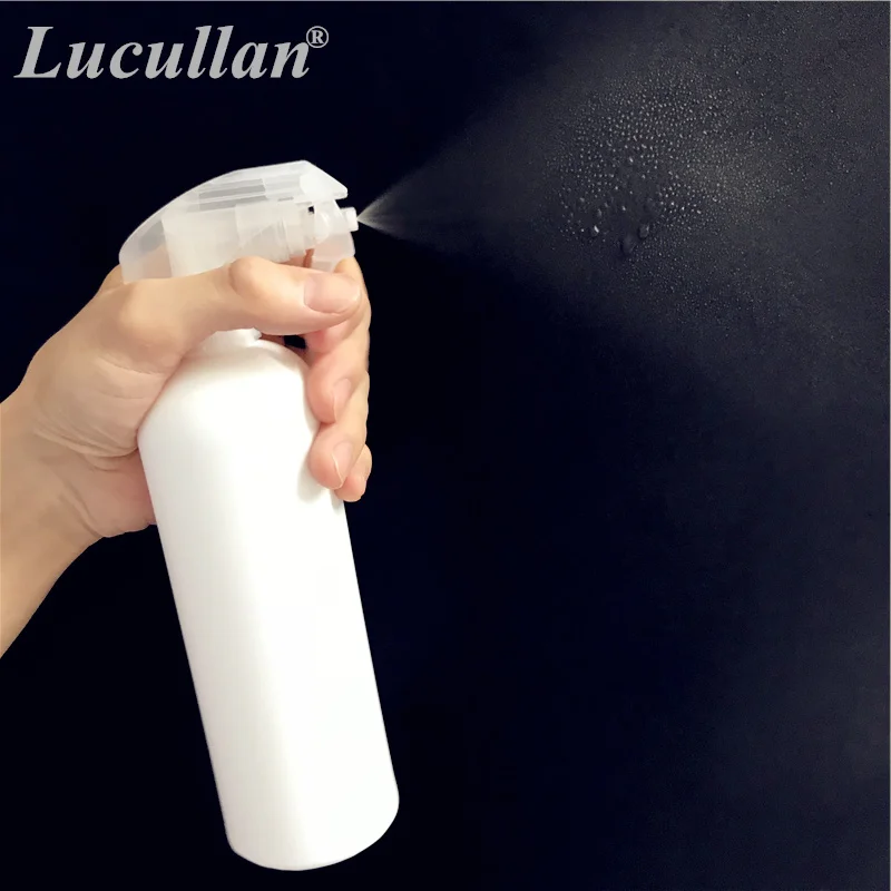 

Lucullan Professional Grade 500ML Ultra-fine Water Mist Cylindrical Spray Bottle HDPE Chemical Resistant Sprayer For QD Liquid