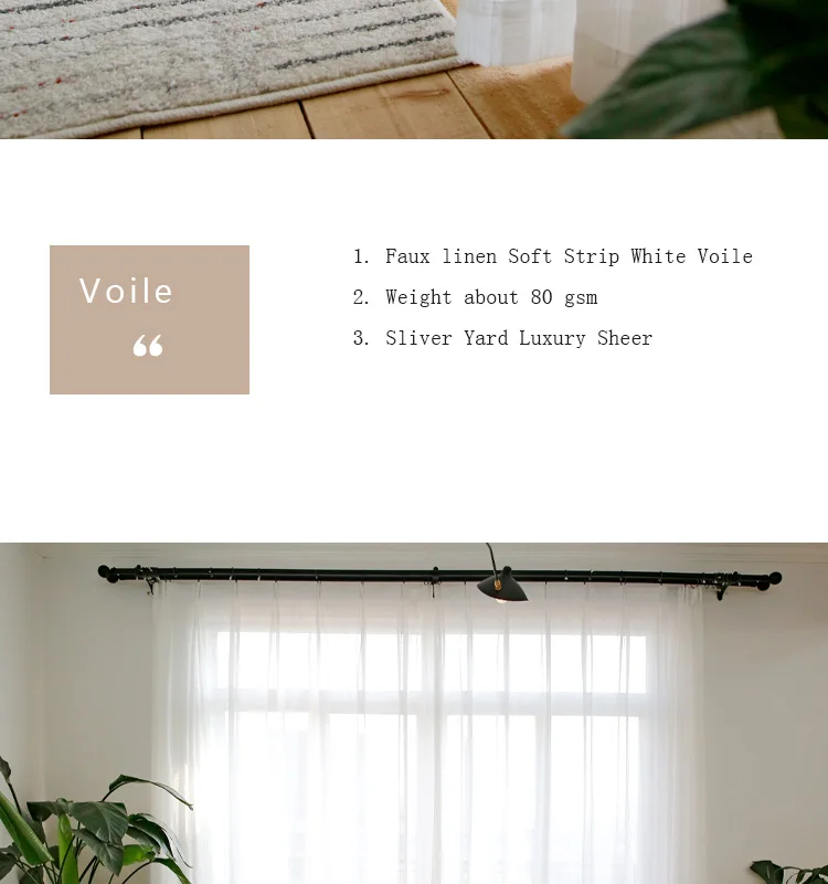 CITYINCITY Tulle kitchen Curtains for living room bedroom Jacquard home decor silver yard sheer luxury white curtain for room 02