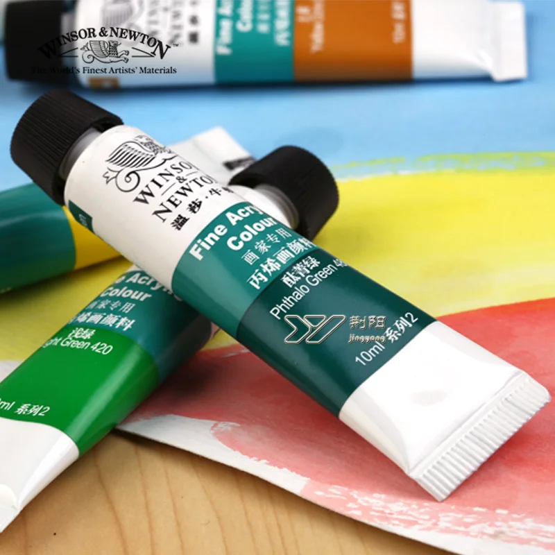 Бесплатная доставка Winsor Newton 18 цветов акриловая краска набор настенная одежда