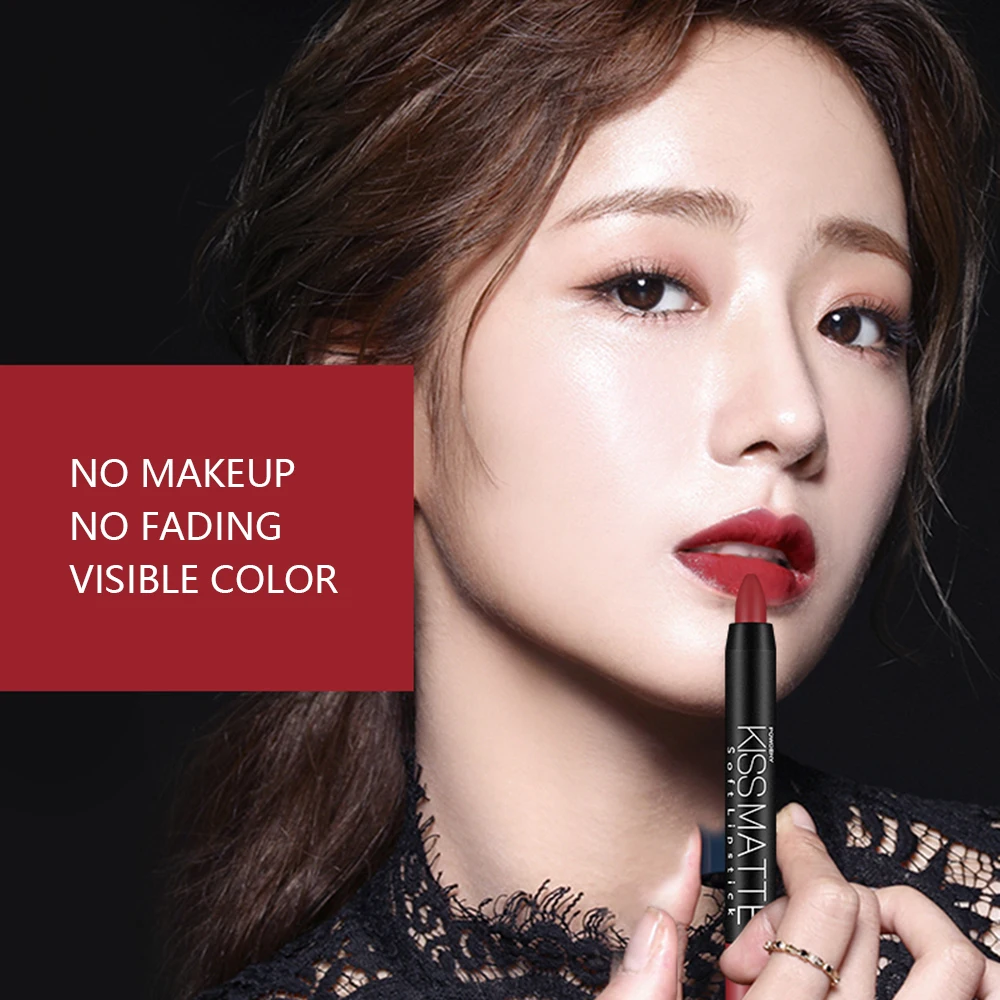 

Manooby Matte Lipstick Waterproof Long-Lasting Pigmented Moisturizing Lip Gloss Vivid 19 Colors