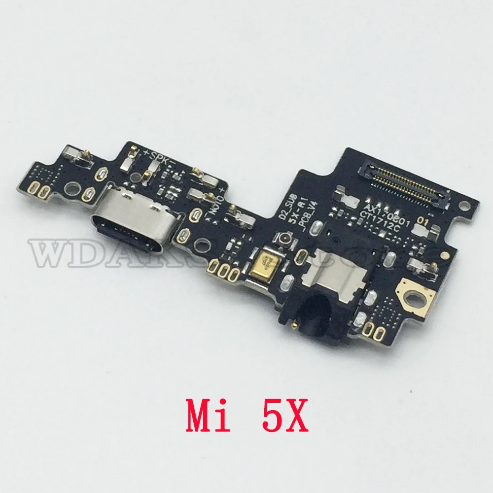 For Xiaomi Mi 5x Mi A1 Usb Charging Charger Port Dock Connector Pcb Board Flex Cable With Headphone Jack Audio Earphone Flex Cable Dock Connectorcharger Port Aliexpress