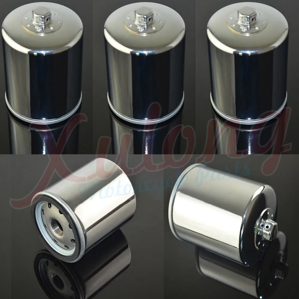 3pcs Silvery White Oil Grid Filters For Harley Davidson FLHTCU Electra