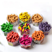 65 шт./кор. 15 mininute/pc задняя крышка пропускающей воздух ладан ароматный Арома лампа для домашнего декора буддизм благовония освежитель воздуха