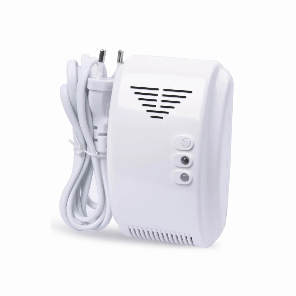 

(10 PCS) Europe Adapter 433MHz Wireless Combustible Gas Detector Fire control security protection Coal Natural Gas alarm