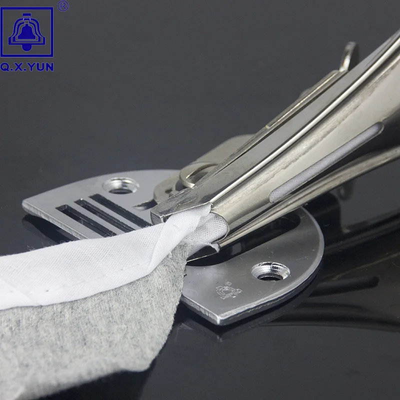 Q.X.YUN overlock folder TAPE SIZE 34mm A10 hemmer Right Angle Bias Binder for lockstitch machine Binding of curve edge 3