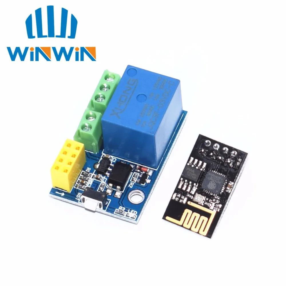 Релейный модуль ESP8266 ESP 01 5 в Wi Fi предметы для умного дома переключатель