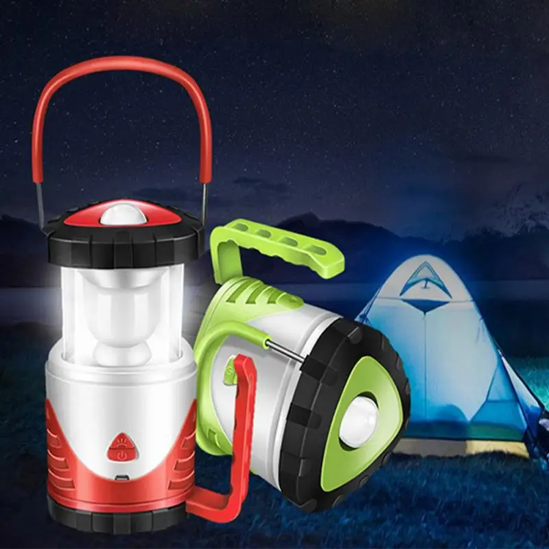 

Rechargeable Ultra Bright Portable Adjustable Outdoor Camping Lantern Hiking Tent LED Light Campsite Hanging Lamp